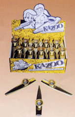 Schwarz Metal Kazoo 22 Stuks