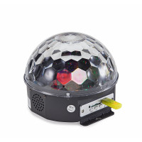 6*3W LED New Pattern Crystal Ball Light with built-in mp3 player and remote control Soundsation CB-630
