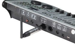 wireless transmitter DMX512 Soundsation 5x18W and 5x10W Battery Powered Pars Soundsation WDX-100
