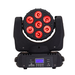 LED Beam Moving Head 7x18W RGBWA+UV 6IN1 Soundsation MHL-7-18W-6IN1