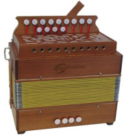 Soundsation SAC-1304 Wood Diatonic Accordion C Key