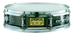 Steel Snare Drum Black Metal-Nickel Peace SD-512